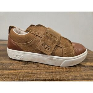 UGG Rennon Low Toddler Sneakers Chestnut Brown Suede Leather 1117454T Size 11